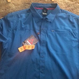 Gerry mile hi & dri button down Shirt XXL NWT